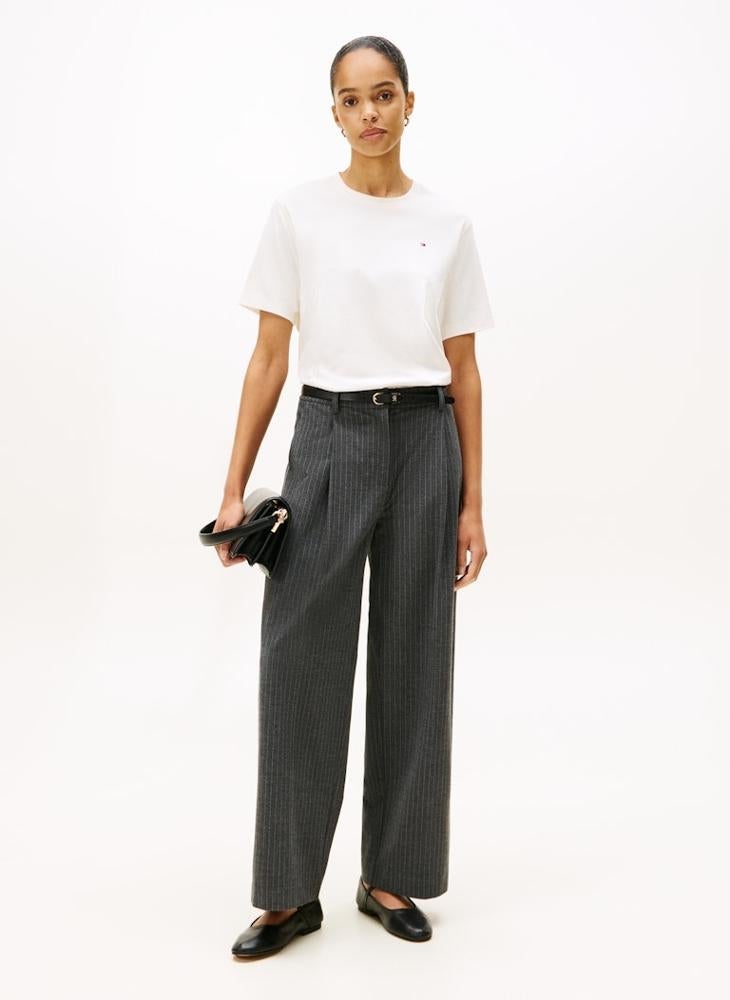 تومي هيلفيغر تيشيرت بياقة دائرية مزين بشعار العلامة التجارية - Image 4